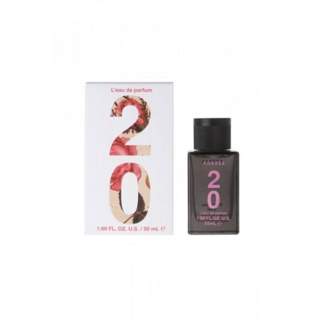 Korres Eau de Parfum Rose / Musk / Vanilla Powder Επετειακό Άρωμα για Γυναίκες για τα 20 Χρόνια της Εταιρείας, 50ml