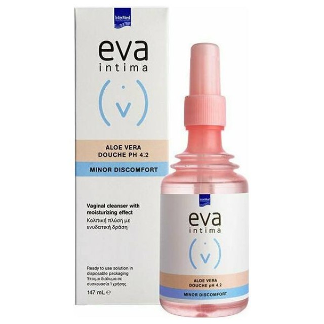 Intermed Eva Intima Minor Discomfort Aloe Vera Douche pH 4.2 147ml