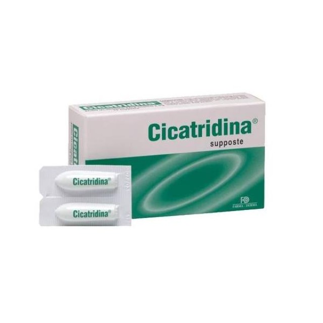 Cicatridina Supposte Υπόθετα με Υαλουρονικό Οξύ για τον Ορθό, 10 ovules x 2gr