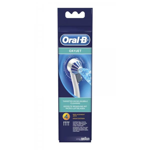 ORAL-B Ανταλλακτικές Κεφαλές Oxyjet 4τεμ