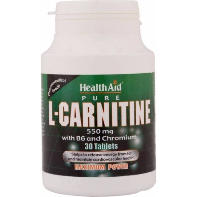 HEALTH AID L-Carnitine 550mg - 30 Tablets
