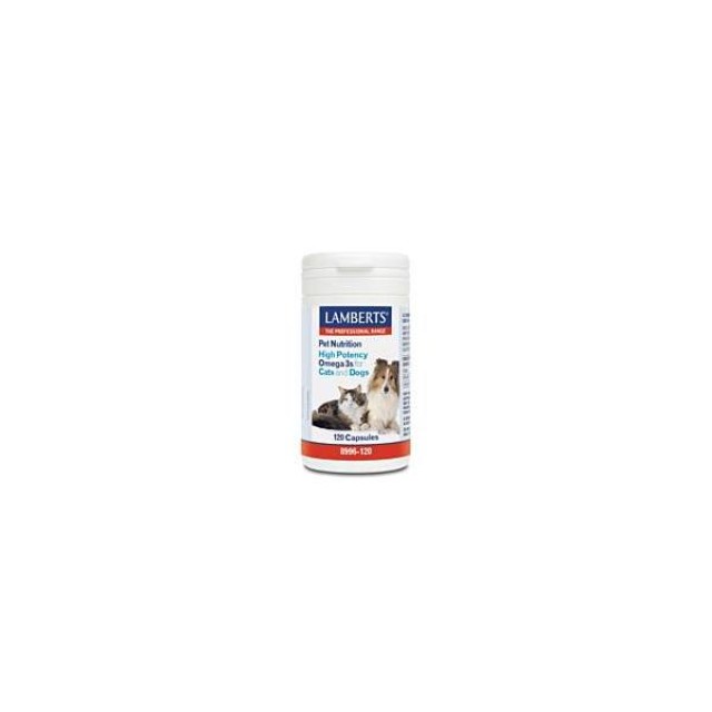 LAMBERTS Pet Nutrition High Potency Omega 3 For Pets 120Caps