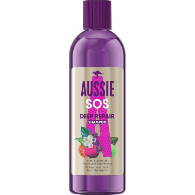 Aussie Sos Deep Repair Shampoo 290ml