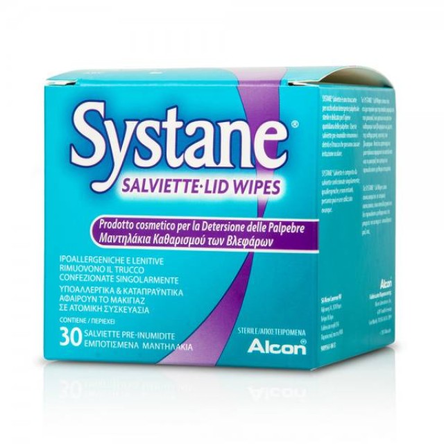 SYSTANE Lid Wipes 30 Τμχ