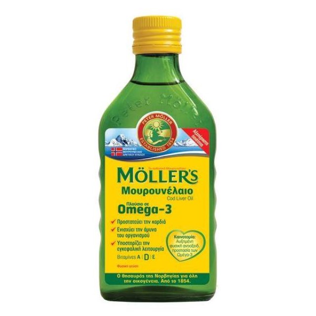 Mollers Mollers Cod Liver Oil Natural 250ml