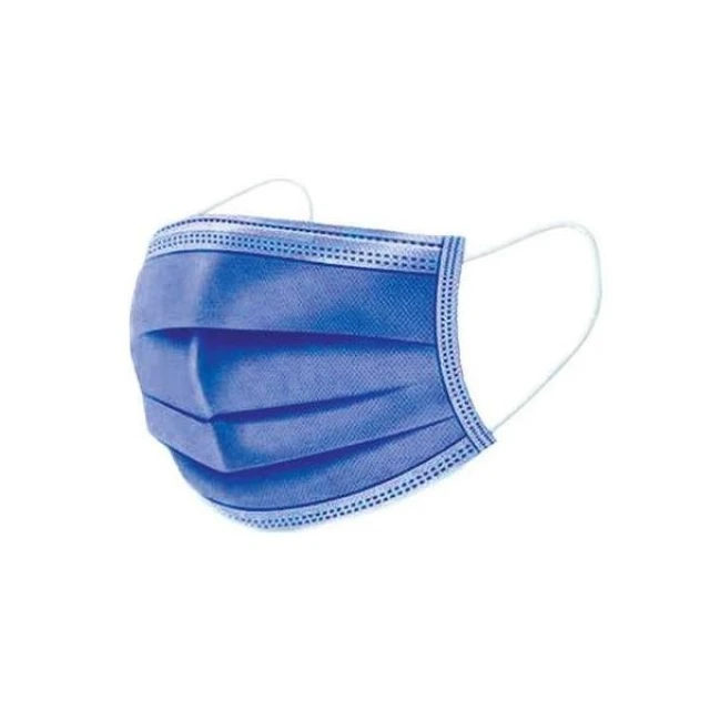 SYNMASK ΜΑΣΚΕΣ ΠΡΟΣΩΠΟΥ ΙΑΤΡΙΚΕΣ 3PLY BLUE 10ΤΜΧ ΜΕ ΛΑΣΤΙΧΟ
