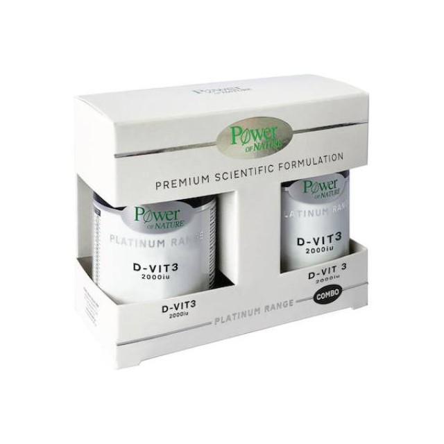 Power Of Nature Platinum Range D-Vit 3 2000iu 2 x 60 ταμπλέτες