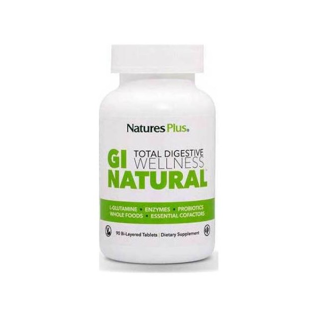 Natures Plus GI Natural με Προβιοτικά και Πρεβιοτικά 90 ταμπλέτες