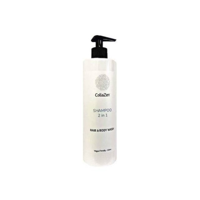 Collazen 2 in 1 Σαμπουάν για Όλους τους Τύπους Μαλλιών 500ml