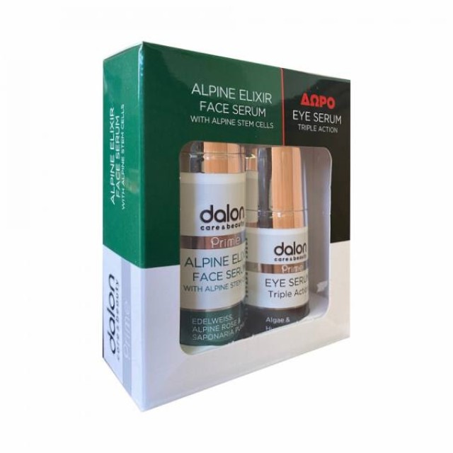 Σετ Δώρου: Prime Ορός Προσώπου Alpine Elixir + Δώρο Ορός Ματιών Triple Action