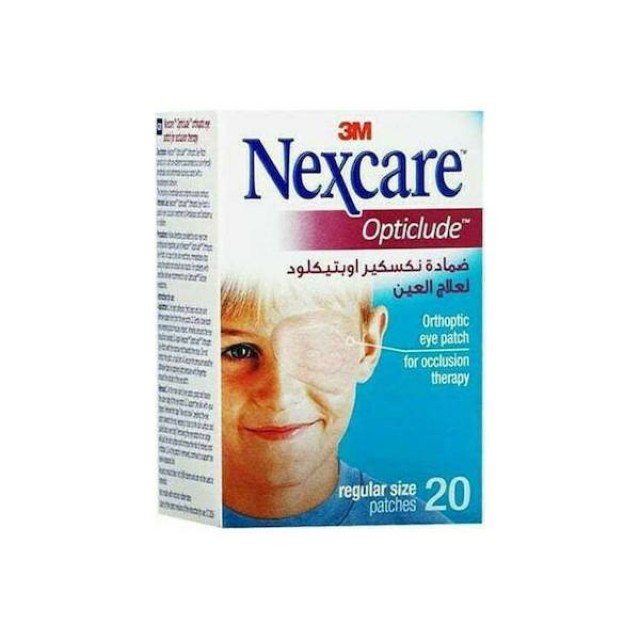 Nexcare Nexcare Opticlude Οφθαλμικά Επιθέματα Regular Size σε Μπεζ χρώμα 20τμχ