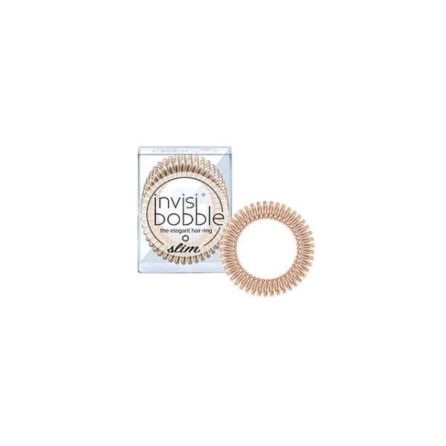 Invisibobble Slim Λαστιχάκια Μαλλιών Bronze Me Pretty 3Τμχ