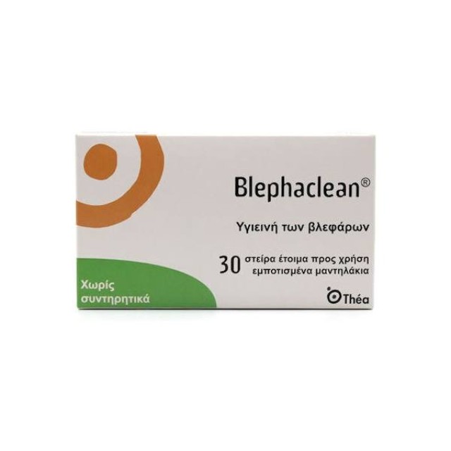 Thea Pharma Hellas Blephaclean Οφθαλμικά Επιθέματα σε Λευκό χρώμα 30τμχ