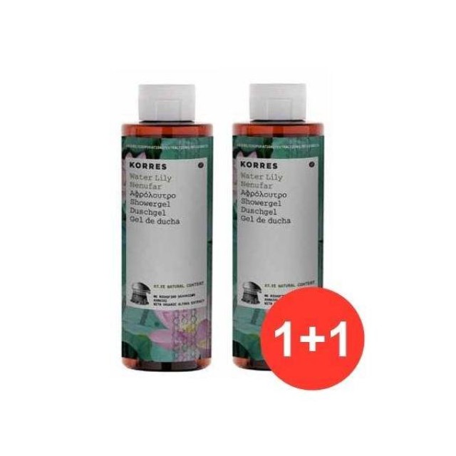 KORRES Αφρόλουτρο Water Lily 250ml 1+1 Δώρο