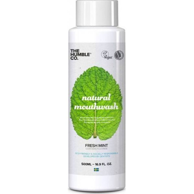 The Humble Co. Natural Mouthwash Fresh Mint 500ml