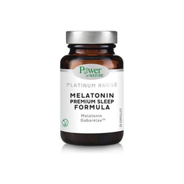 Power Of Nature Platinum Range Melatonin Premium Sleep Formula Συμπλήρωμα για τον Ύπνο 30 κάψουλες