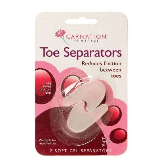 Carnation Toe Separators, 2 τεμάχια