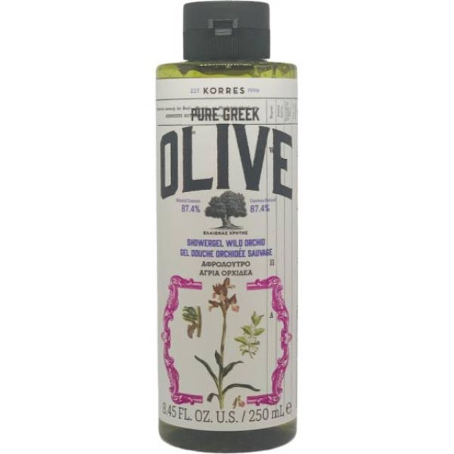 Korres Olive Αφρόλουτρο Άγρια Ορχιδέα 250ml