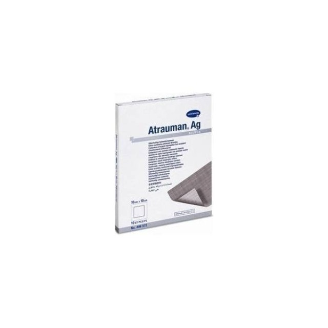 Hartmann Αποστειρωμένα Αυτοκόλλητα Επιθέματα Atrauman Ag 5x5cm 10τμχ