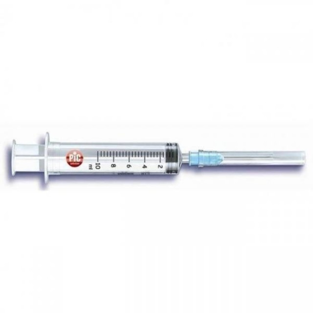 Pic Σύριγγα 21G μιας Χρήσεως με Βελόνα, 10ml