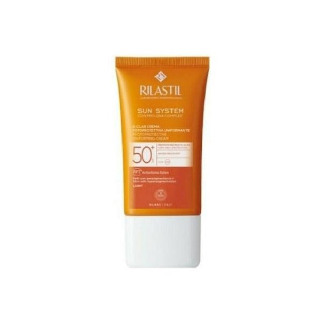 Rilastil Sun System D Αντηλιακό Προσώπου SPF50 με Χρώμα Light 40ml
