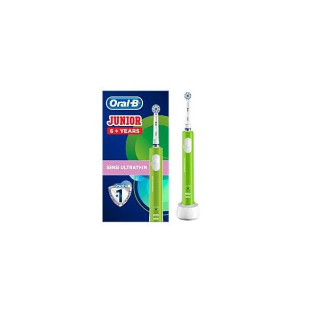 ORAL-B Junior Ηλεκτρική Οδοντόβουρτσα Για Παιδιά Ηλικίας 6+ Ετών Πράσινο