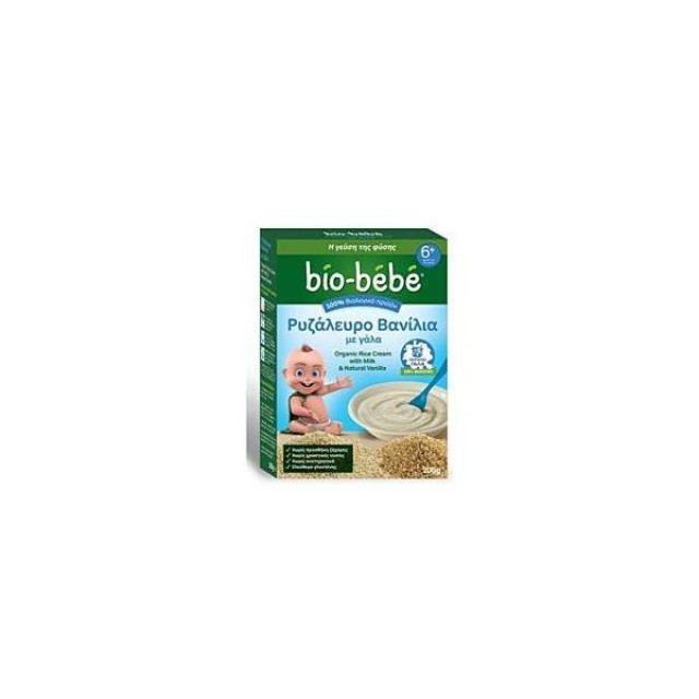 Bio-Bebe Βιολογική Κρέμα Ρυζάλευρο - Βανίλια 200gr