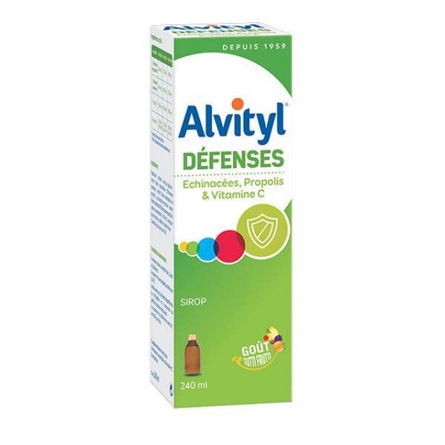Alvityl Defences Εχινάκεια Πρόπολη & Βιταμίνη C 240ml