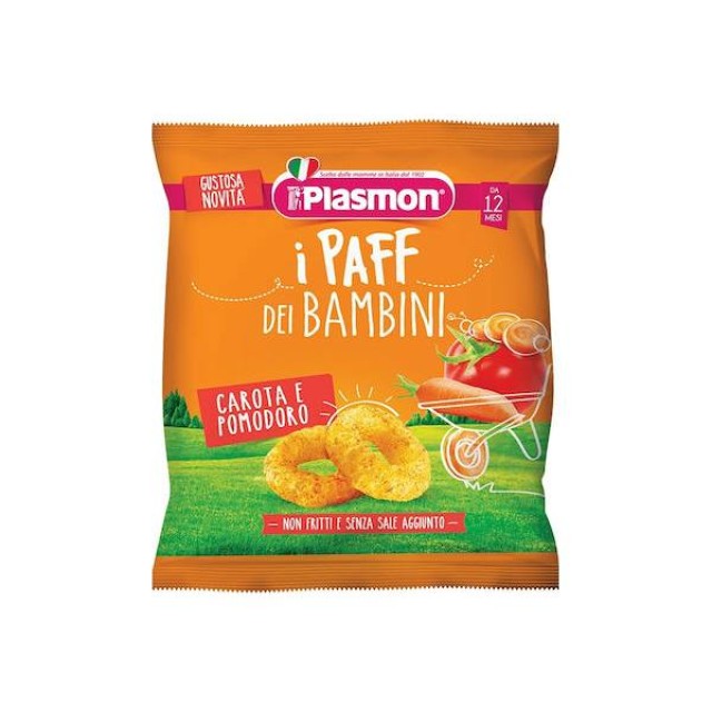 Plasmon Σνακ Ντομάτα Καρότο 15gr