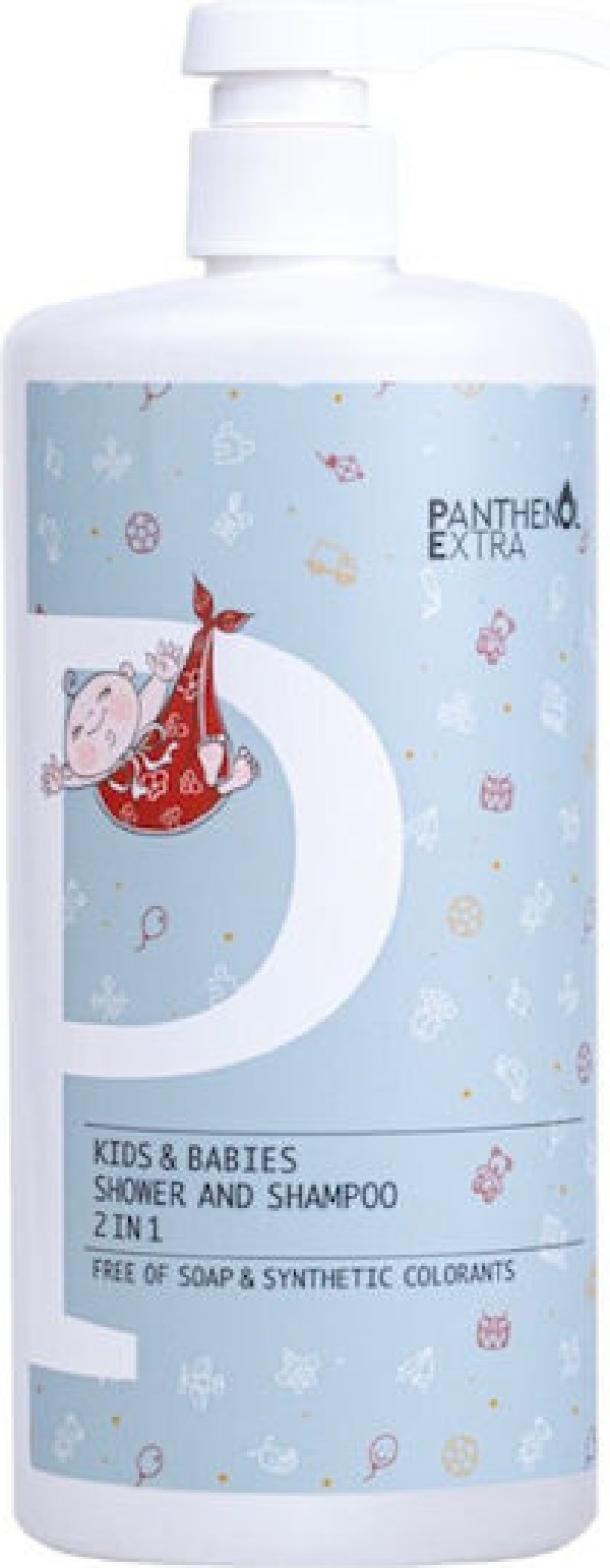 PANTHENOL EXTRA NEW BABY SHOWER & SHAMPOO 1 L