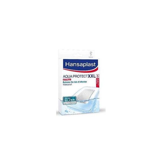 HANSAPLAST Aqua Protect XXL Αδιάβροχα & Αποστειρωμένα Επιθέματα 8cm X 10cm 5Τμχ