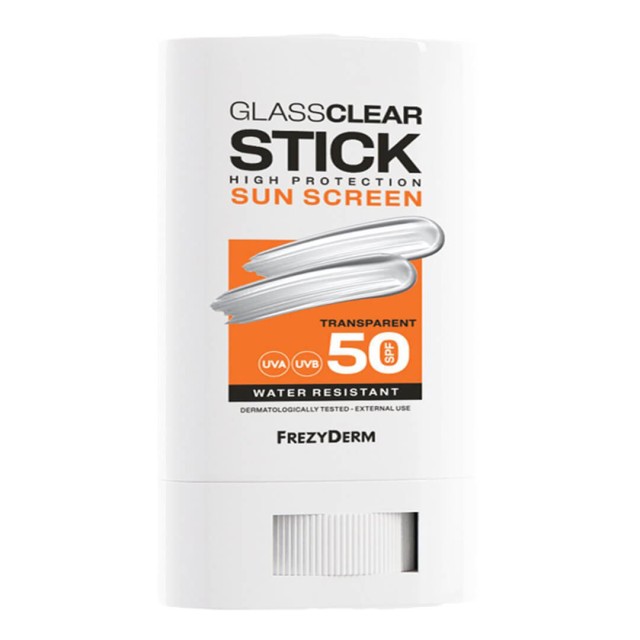 FREZYDERM SUN SCREEN STICK GLASS CLEAR SPF 50 20ML