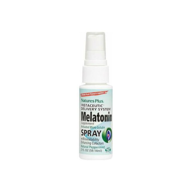 Natures Plus Melatonin Spray Συμπλήρωμα για τον Ύπνο 59.14ml