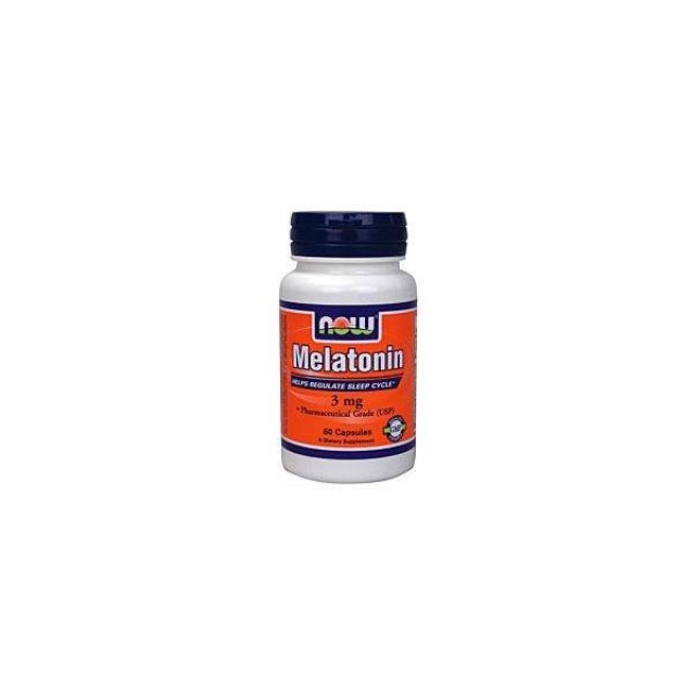 NOW FOODS Melatonin 3mg 60caps