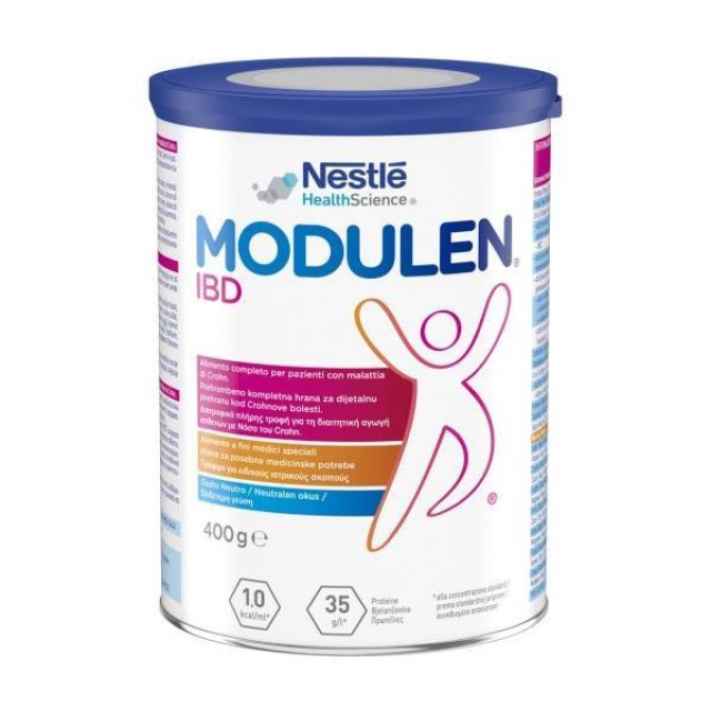 Nestle Modulen IBD Διατροφικά Πλήρης Τροφή για τη Διαιτητική Αγωγή των Ασθενών με Νόσο Crohn, 400gr