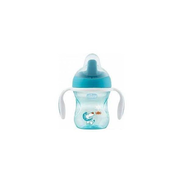 CHICCO Training Cup 6m+ Μπλε 200ml (6921-20)