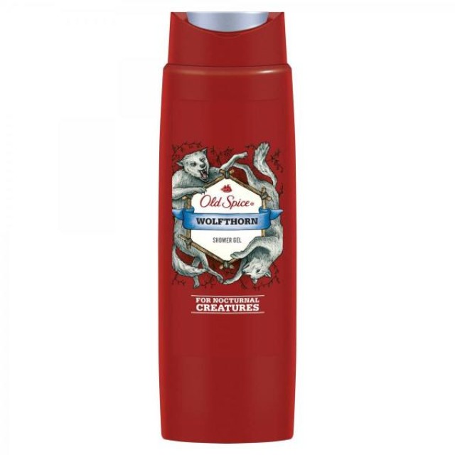Old Spice Wolfthorn Shower Gel Αφρόλουρο για άνδρες, με αρρενωπό άρωμα, 400ml
