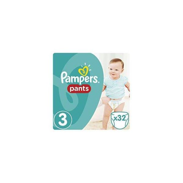 PAMPERS Pants Μέγεθος 3 (6-11kg) - 32 Πάνες-Βρακάκι