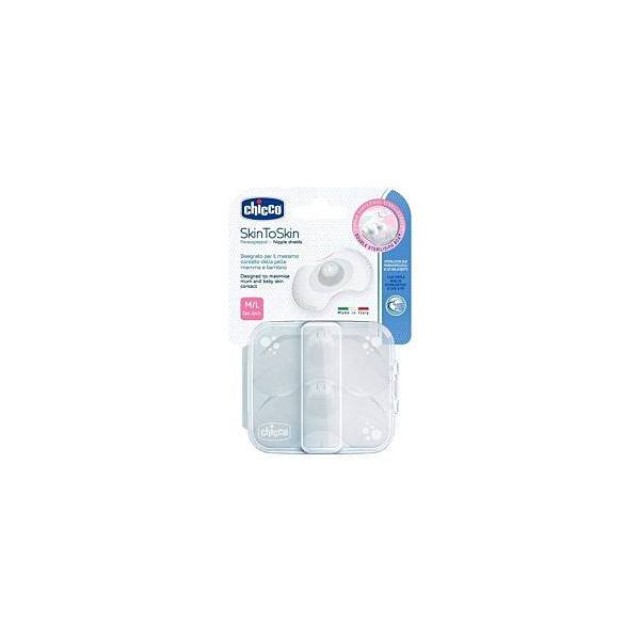 CHICCO Δίσκοι Στήθους Σιλικόνης M/L 2Τμχ (9034)