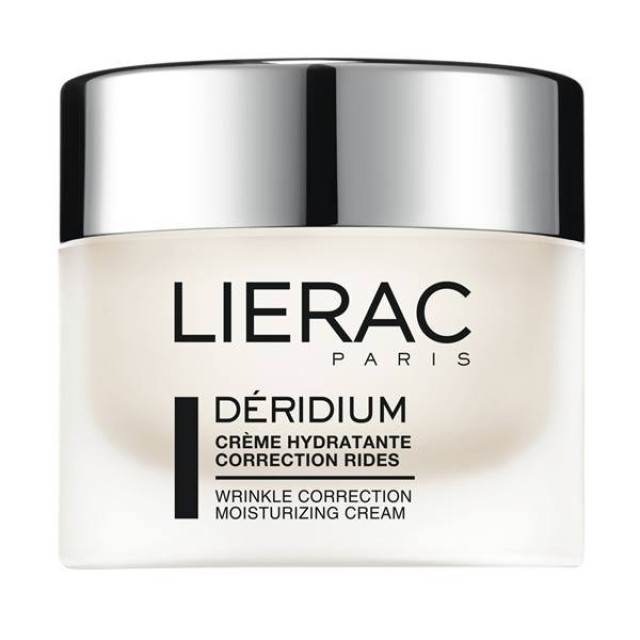 Lierac Deridium Wrinkle Correction Moisturizing Cream, Αντιρυτιδική & Ενυδατική Κρέμα για Κανονικές & Μικτές Επιδερμίδες, 50ml