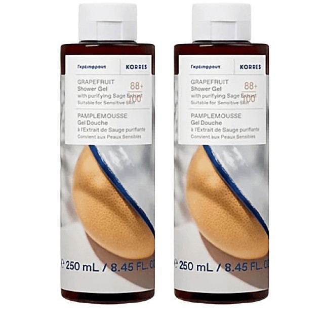 KORRES PROMO SET GRAPEFRUIT SHOWER GEL (2Χ250ML)
