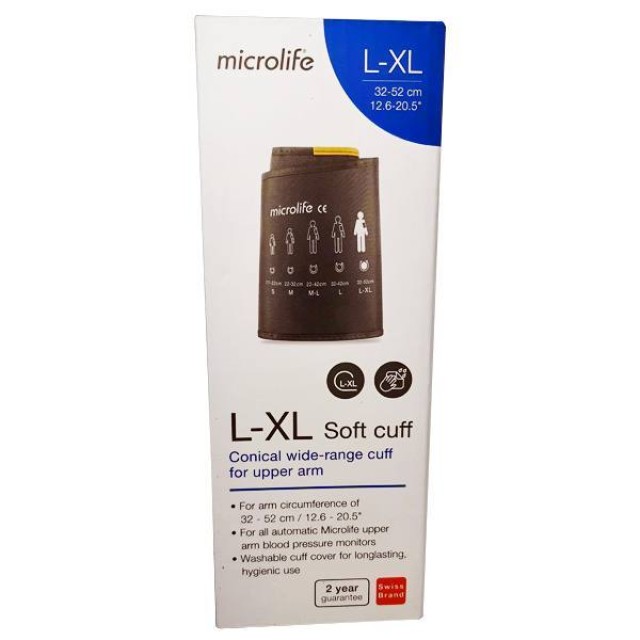 Microlife Conical Cuff Περιχειρίδα Μπράτσου L-XL 32-52cm, 1 τεμάχιο