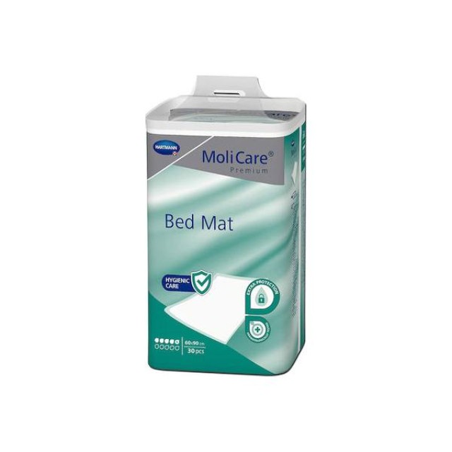 Hartmann Molicare Premium Bed Mat Hygiene Care 5 Σταγόνων 60x90cm 30τμχ