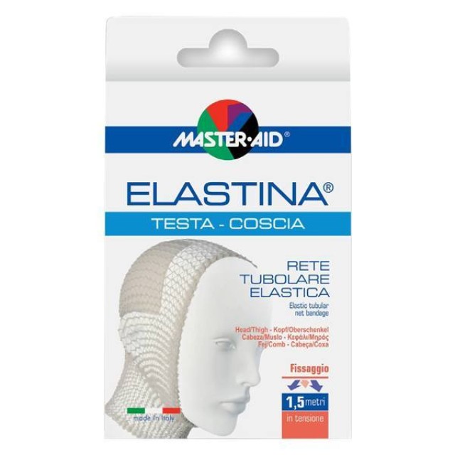 Masteraid Elastina Testa - Coscia Ελαστικός Δικτυωτός Σωληνοειδής Επίδεσμος - Δικτάκι Για Το Κεφάλι - Μηρό, 1,5m