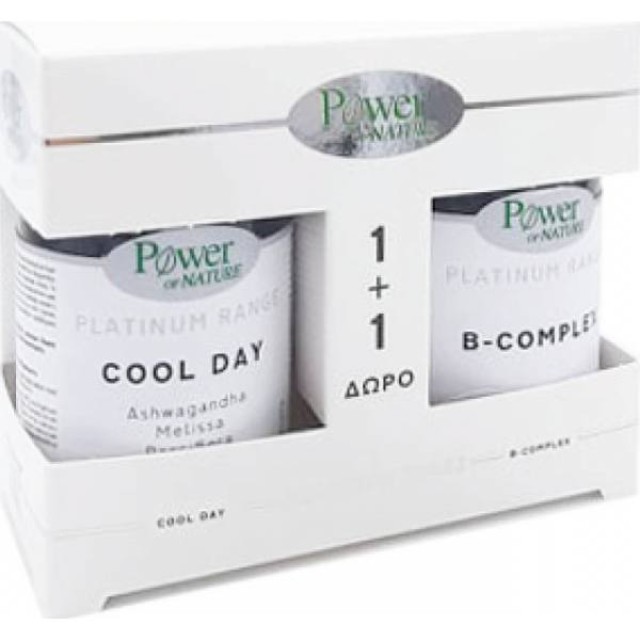Power Of Nature Platinum Range Cool Day 30 ταμπλέτες & Platinum Range B-Complex 20 ταμπλέτες