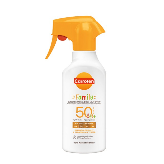 CARROTEN  - Family Suncare Face & Body Milk Spray SPF50 | 270ml