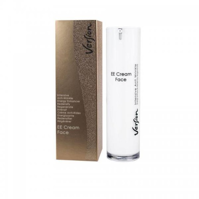 Version Derma EE Cream Face Κρέμα Προσώπου που Λειτουργεί ως Πηγή Ενέργειας για το Δέρμα, 50 ml