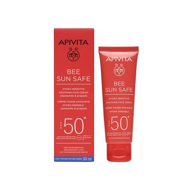APIVITA - Bee Sun Safe Hydra Sensitive Soothing Face Cream SPF50 | 50ml