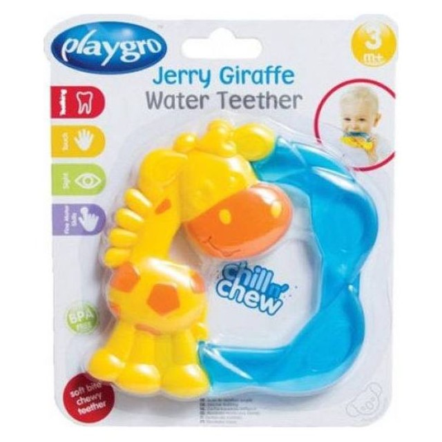 NUK Playgro - Jerry Giraffe Water Teether 3m + Teething Ring - 1pcs
