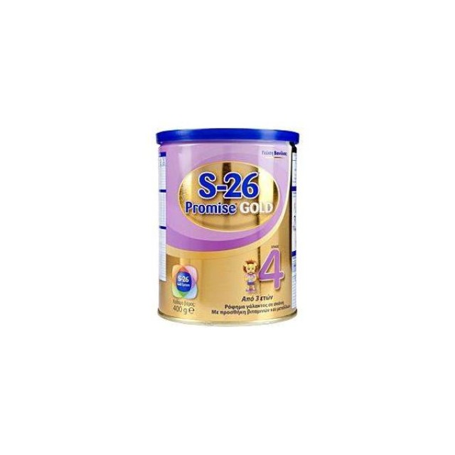 Wyeth S-26 Promise Gold 4 Ρόφημα Γάλακτος σε Σκόνη Από 3 Ετών 400γρ